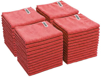 Propex microvezeldoek rood 40 x 40 cm (48 stuks) - Schoonmaakmiddelen - Facilitair