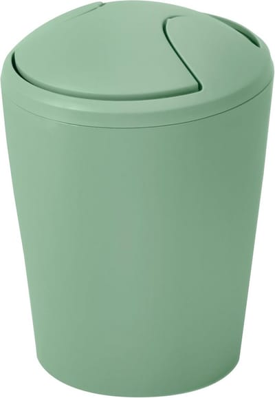 Moderne en Compacte Wastemmer met Scharnierdeksel voor Badkamer of Keuken - 5 Liter