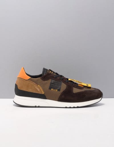 PME Legend Orville Sneakers Laag - donkerbruin - Maat 45