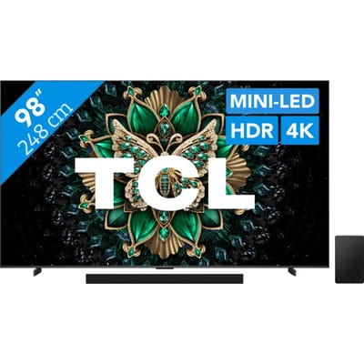 TCL 98" QD Mini-led C61K 4K (2025) + TCL Q75H