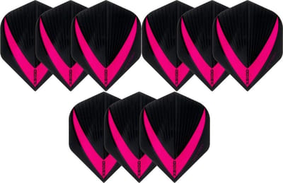 Darts Set 3 sets (9 stuks) Super Sterke - Roze - Vista-X - flights - darts flights
