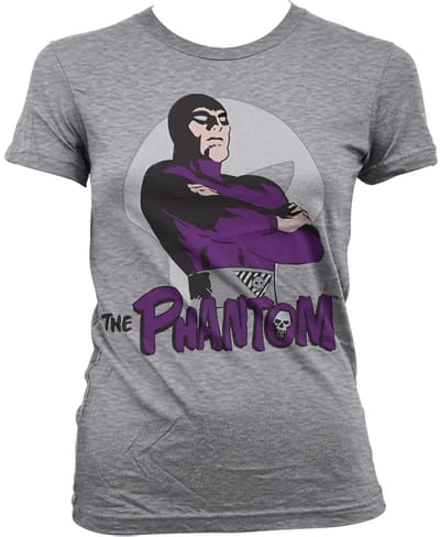 The Phantom Dames Tshirt -S- Pose Grijs