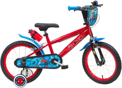 Kinderfiets - Loopfiets - Leren Fietsen - Afneembare Zijwieltjes - 14 inch - Rood