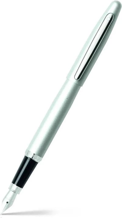 Sheaffer vulpen - VFM - zwart en zilver met chroom - penpunt F - schrijfkleur zwart - SF-E0940043