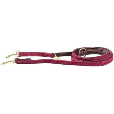 Kentucky Dogwear - Gevlochten Nylon presentatielijn hond bordeaux size S 2m