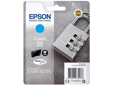 Epson T3582 nr. 35 inktcartridge cyaan (origineel)
