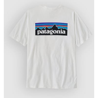 Patagonia P-6 Logo Responsibili T-Shirt wit