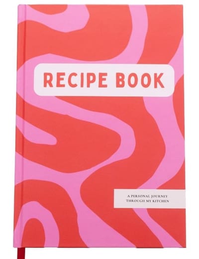 Planbooks - Recepten Invulboek - Recipe Book - Recipe Journal - Kookboek - Hardcover - Roze