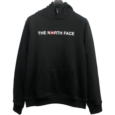 The North Face Unisex Hoodie met grafische print voor kinderen, zwart