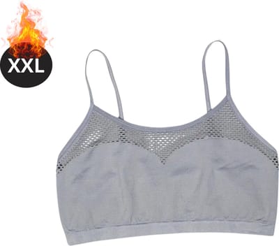 Livano BH Zonder Beugel - Zonder Bandjes - Push-up Bh's - Comfort Beha - Comfortabel - Sexy - Grijs - Maat XXL