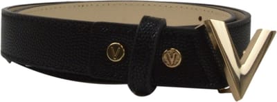 VALENTINO Riem Divina Belt W110 Nero / Oro Zwart