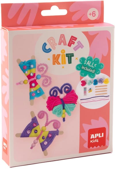 APLI Kids knutselset bloemen - creatief speelgoed karton.
