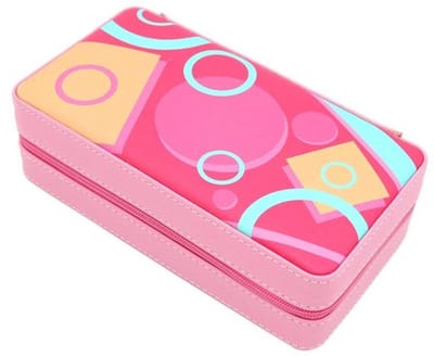 Dailygoody - Juwelendoos - Faux Leather Sieraden Organizer - Roze