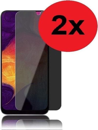 Privacy Screenprotector Geschikt voor Samsung A32 - 5G - Galaxy A32 Privacy Tempered Glass 2x