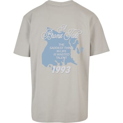 Mister Tee Bronx Tale Oversized T-shirt Grijs