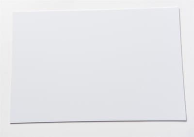 Slagplaat Materiaal - Krasplaat Blad - Zelf Maken - 1 Laags Plastic - 29x43cm - Wit