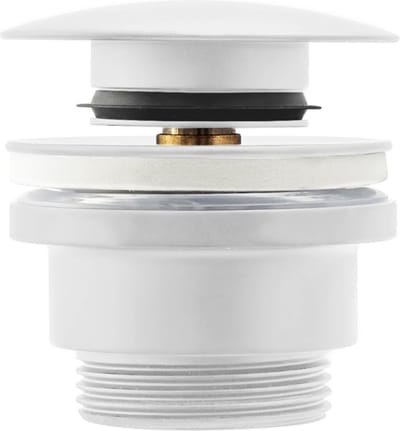 REA Wastafel Afvoerplug Clickwaste Universeel - Wit