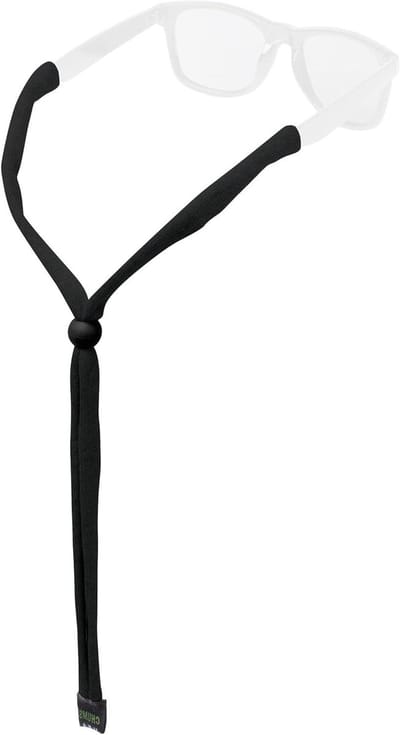Brilhouder Katoen - Brillenband Houder - Bril Veilig Dragen - Gemaakt van Gerecycled Materiaal - 368 cm - Zwart