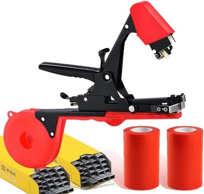 Plantenbindmachine - Tuinbindtool - Planten Snel Binden - Arbeidsbesparend Ontwerp - Inclusief 20 Rollen - Zilver