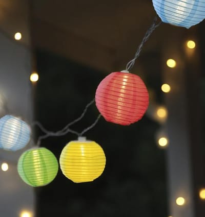 RTM Lighting Feestverlichting 450cm met 10 lampjes -Warm Wit
