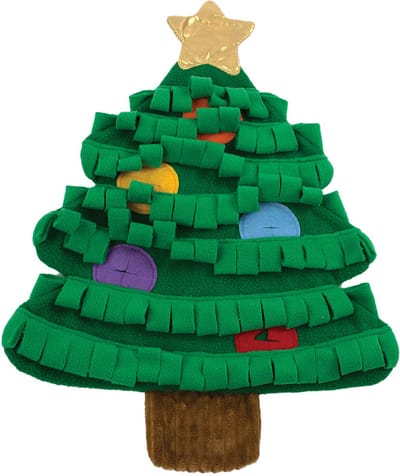Happy pet snuffelmat kerstboom 47x34x2,5 cm