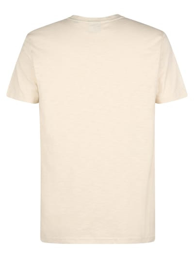 Petrol Industries - Heren T-shirt met V-hals Brisa - Wit - Maat L