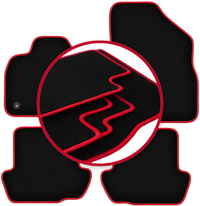 CARLUX-RED automatten voor: Citroen DS5 sedan (2011-2018)