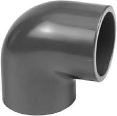 PVC Knie 90 ° 50 mm - 16 bar - Klussen - Fitting - PVC