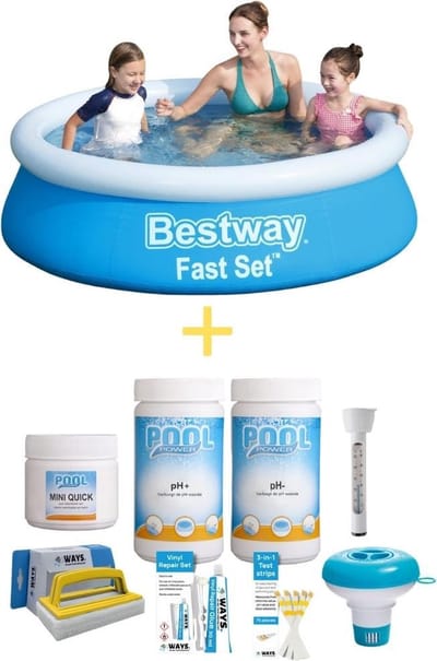 Zwembad - Fast Set - 183 x 51 cm - Inclusief Onderhoudspakket Small