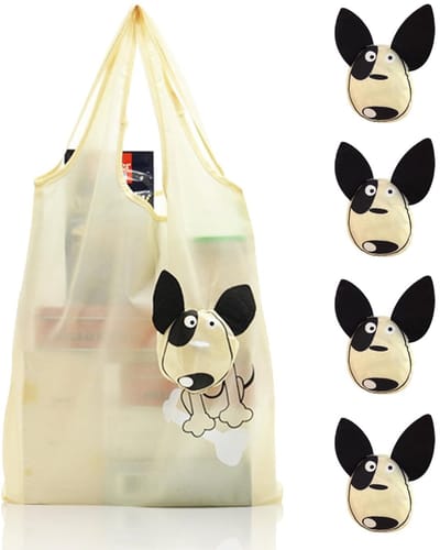 Dailygoods- Opvouwbare Boodschappentas - Herbruikbare Tas - Draagtas voor Dagelijks Gebruik - Wasbare Draagtas - Compact en Lichtgewicht - 37 x 36 cm