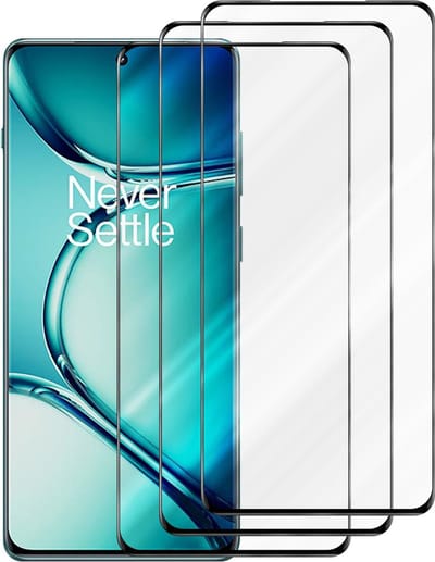 Cadorabo 3x Screenprotector geschikt voor OnePlus ACE 2 Pro 3D - Beschermende Pantser Film in - Getemperd (Tempered) Display beschermend glas in 9H hardheid met 3D Touch