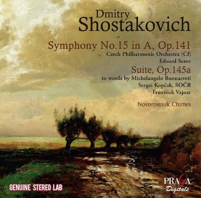 Czech Philharmonic Orchestra, Eduard Serov / Michelangelo Buonarroti, Sergei Kopcak, SOCR, Frantisek Vajnar - Shostakovich: Symphony No.15 In A, Op. 141 / Suite Op. 145a (CD)