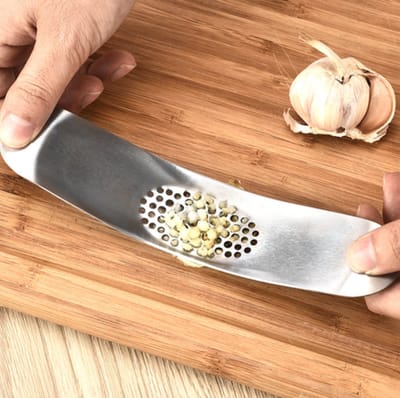 Finnacle - Knoflookpers - Knoflooksnijder - Knoflook pers - RVS - Knoflook snijden - 2 stuks