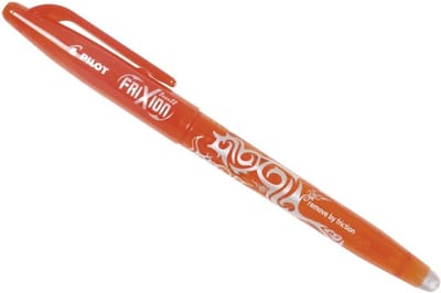 Frixion Ball Rollerpen 0,7 mm - Oranje, Uitwisbare Pen voor Kleurrijk Schrijven