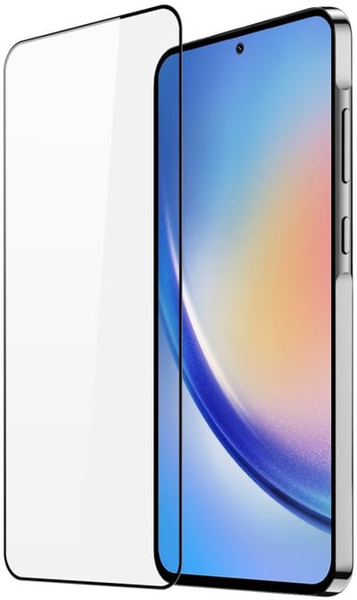 Dux Ducis - Screenprotector geschikt voor Samsung Galaxy A35 - Tempered Glass - Transparant / Zwart