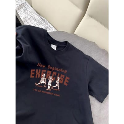 Wit Puur Katoen Los Kortmouwig T-shirt Heren Nieuw Cartoon Zomer Tops Verlaagde Schouders Simpel Basishemd XXXL gray