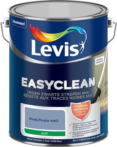 Levis - Easyclean Tegen Zwarte Strepen Mix - Shady Purple A40 - Mengverf - 5 L