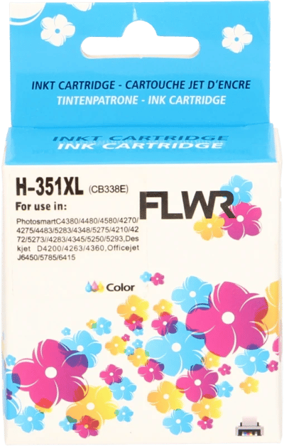FLWR - Cartridges / HP 351XL / kleur / Geschikt voor HP