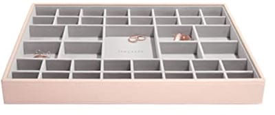 Supersize Sieradendoosje in Blush Pink met Organisatiefuncties