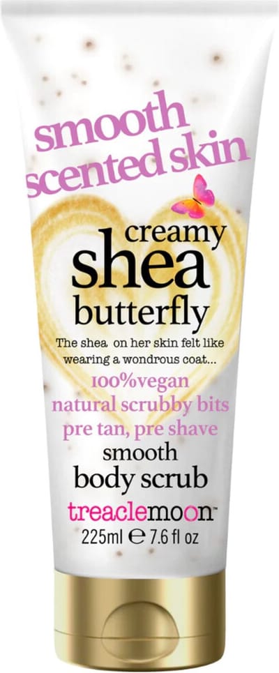 Treaclemoon Creamy Shea Butterfly Body Scrub - 4 x 225 ml - Voordeelverpakking