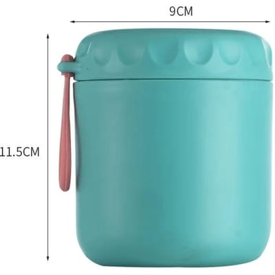 Voedsel Thermosfles Geïsoleerde Soepbeker Thermos Containers Roestvrij Staal Lunchbox Thermo Houdt Warm voor Schoolkinderen Kinderen blue