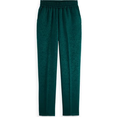 Scotch & Soda Maia Pull On Jacquard Pant Shibori Jacquard Cyp Maat: S | Straight Broeken Outlet | Dames
