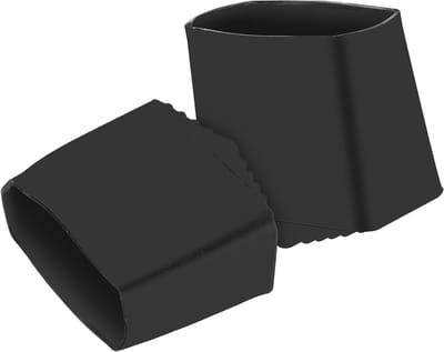 Opvouwbare Ladder Voethoezen - Ladder Pootdoppen - Vloer Beschermen - Antislip Rubber - 2 Stuks - Zwart