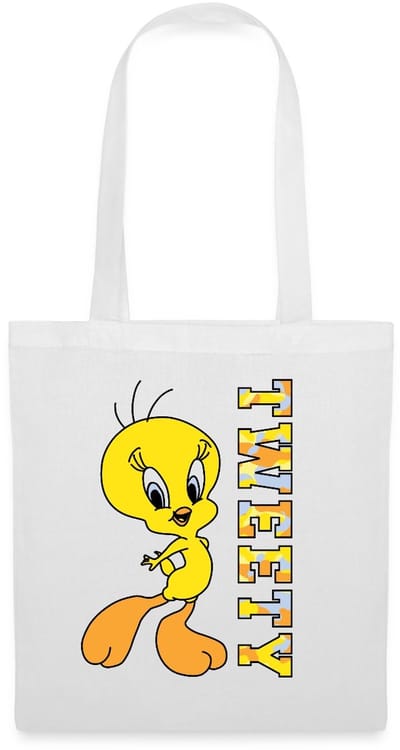 Looney Tunes Tweety Camouflage Tas Van Stof Schoudertas