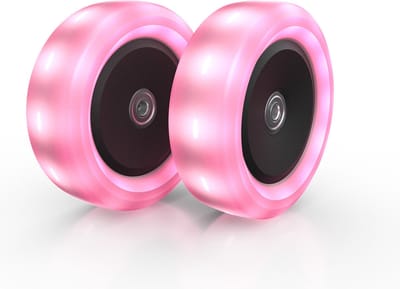 BERG Nexo Kinderstep LED wielen - Roze