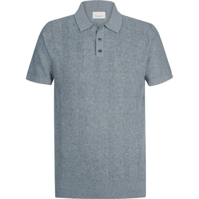 Slim fit poloshirt met knoopsluiting