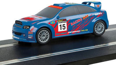 Scalextric Slot Car - Sc4115 - Blauw - Superresistente auto - Voor de racebaan - Schaal 1:32