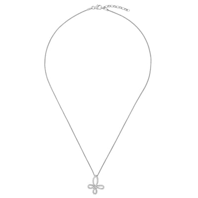 Orphelia ZH-7350 - Hanger + ketting - Zilver 925 - Zirkonia - 1.5 cm