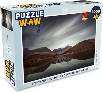 Puzzel Schitterende lucht boven de Ben Nevis - Legpuzzel - Puzzel 1000 stukjes volwassenen