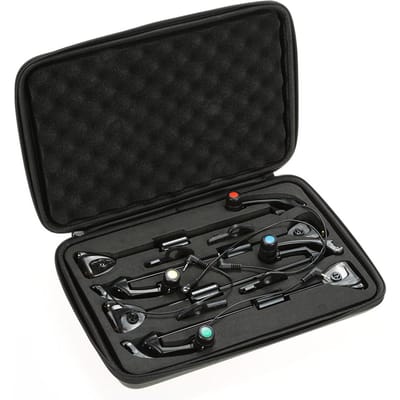 4 STUKS Set LED Hanger Sensor Swinger Verlichte Vis Swingers in Etuis Beetmelder Karpervissen Wiggler Vissen